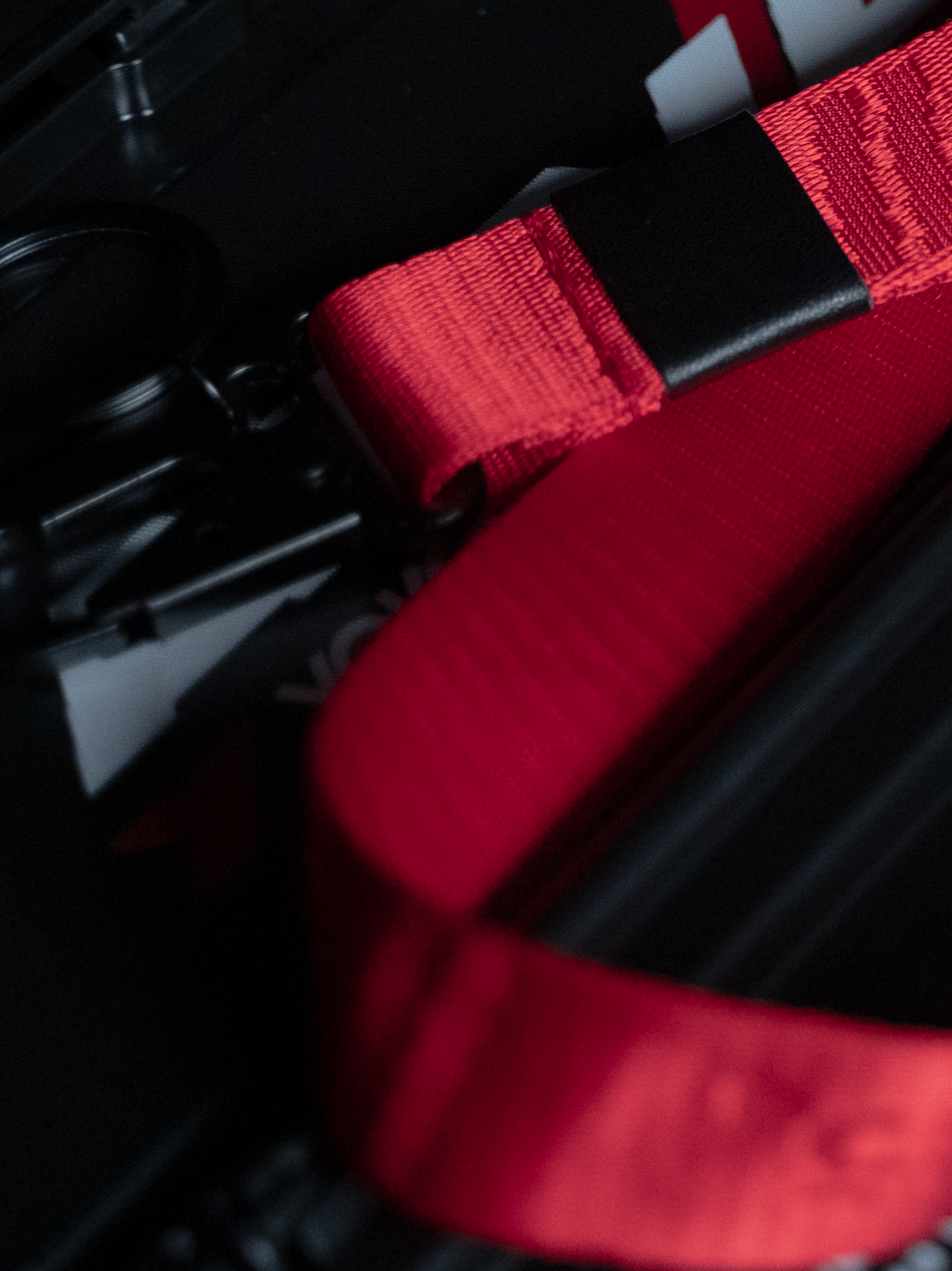 STOP WORRYING - CW 'STEALTH RED' LANYARD