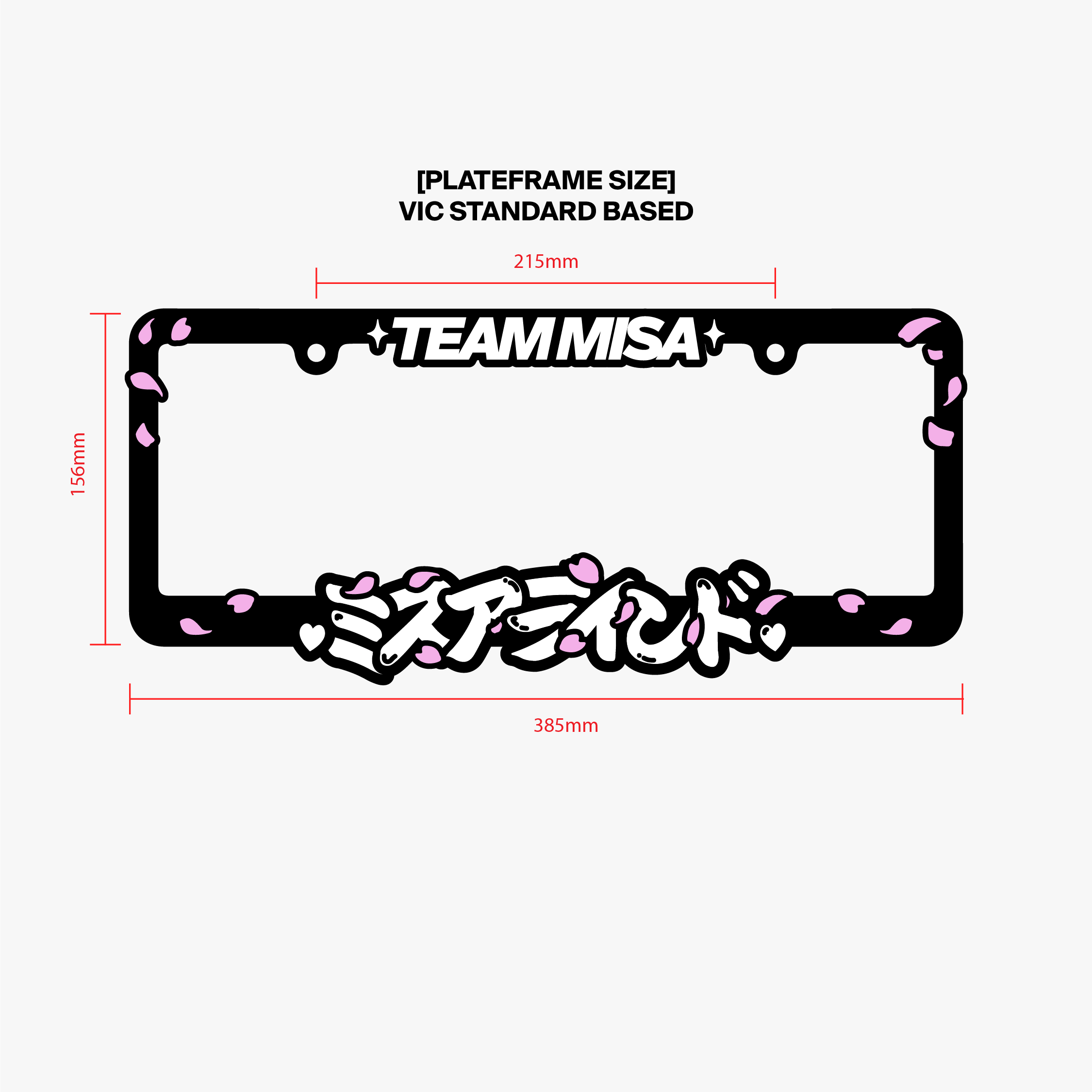 "TEAM MISA" PP. MOULDED FRAME SIZE M